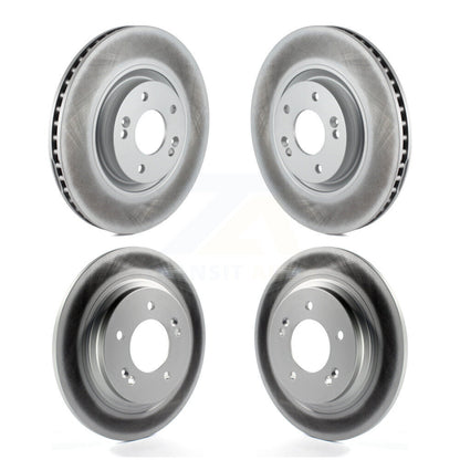 [Avant + Arrière] Kit de disque (revêtu) de frein pour Kia Optima Hyundai Sonata Cadenza Azera KG-101145