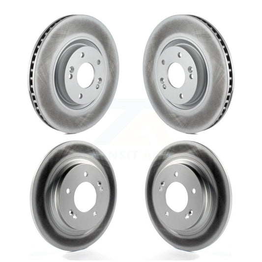 [Avant + Arrière] Kit de disque (revêtu) de frein pour Kia Optima Hyundai Sonata Cadenza Azera KG-101145