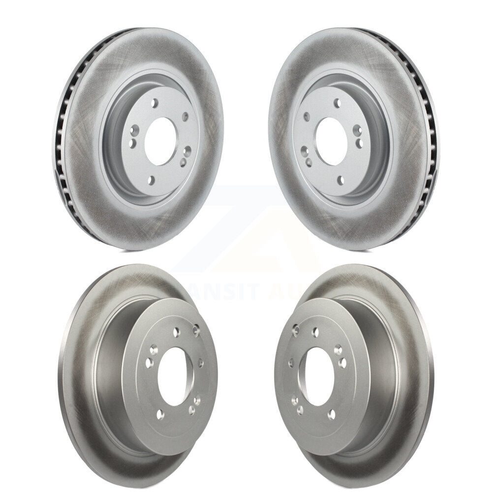 [Avant + Arrière] Kit de disque (revêtu) de frein pour 2017-2021 Kia Sportage Turbocharged avec Manual Parking KG-101146