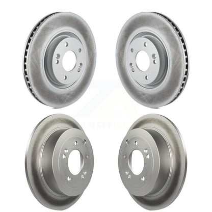 [Avant + Arrière] Kit de disque (revêtu) de frein pour 2017-2021 Kia Sportage Turbocharged avec Manual Parking KG-101146