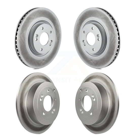 [Avant + Arrière] Kit de disque (revêtu) de frein pour 2017-2021 Kia Sportage Turbocharged avec Manual Parking KG-101146