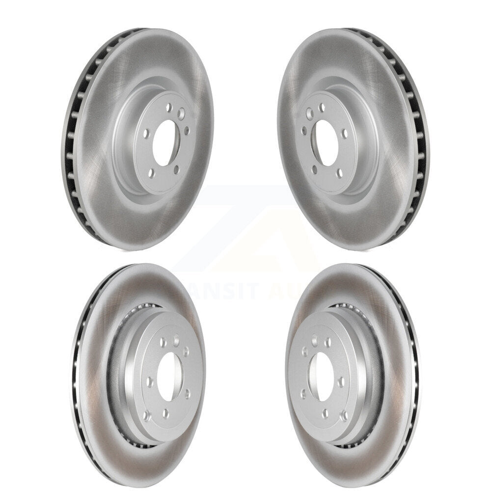 [Avant + Arrière] Kit de disque (revêtu) de frein pour 2010-2013 Land Rover Range Sport Supercharged KG-101148