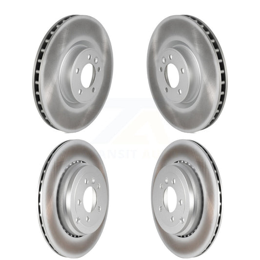 [Avant + Arrière] Kit de disque (revêtu) de frein pour 2010-2013 Land Rover Range Sport Supercharged KG-101148