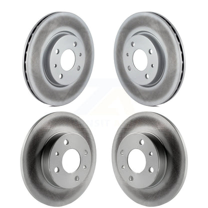 [Avant + Arrière] Kit de disque (revêtu) de frein pour 2012-2017 Fiat 500 Naturally Aspirated KG-101153