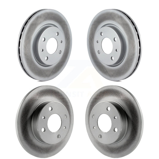 [Avant + Arrière] Kit de disque (revêtu) de frein pour 2012-2017 Fiat 500 Naturally Aspirated KG-101153