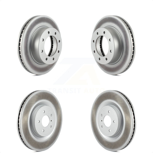 [Avant + Arrière] Kit de disque (revêtu) de frein pour 2012-2021 Nissan NV2500 NV3500 NV1500 KG-101155 par Genius