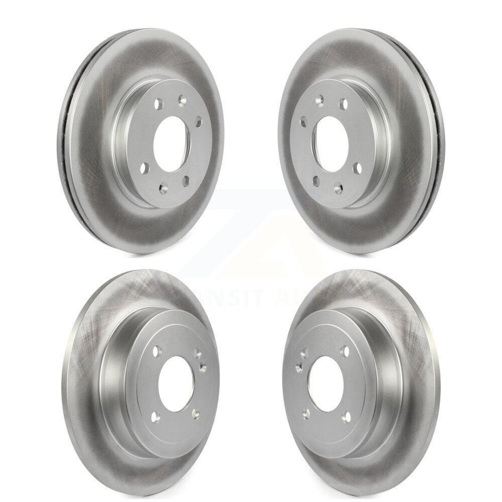 [Avant + Arrière] Kit de disque (revêtu) de frein pour Hyundai Accent Kia Rio KG-101156
