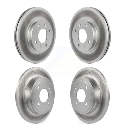 [Avant + Arrière] Kit de disque (revêtu) de frein pour Hyundai Accent Kia Rio KG-101156