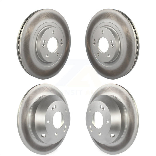 [Avant + Arrière] Kit de disque (revêtu) de frein pour Kia Sorento Hyundai Santa Fe Sport XL KG-101160 par Genius