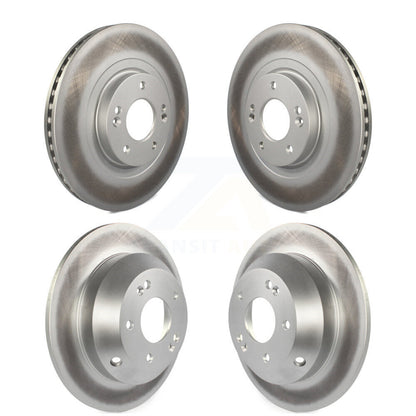 [Avant + Arrière] Kit de disque (revêtu) de frein pour Kia Sorento Hyundai Santa Fe Sport XL KG-101160