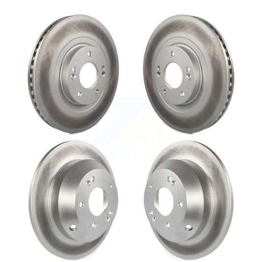[Avant + Arrière] Kit de disque (revêtu) de frein pour Kia Sorento Hyundai Santa Fe Sport XL KG-101160