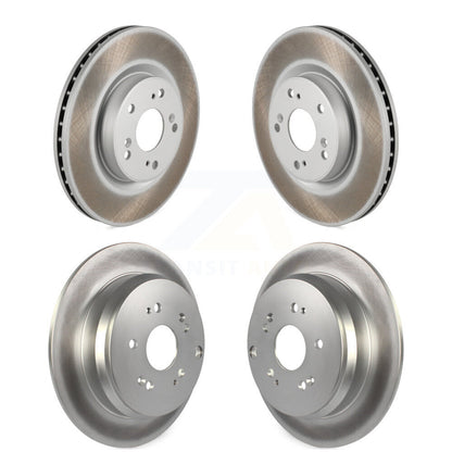 [Avant + Arrière] Kit de disque (revêtu) de frein pour 2012-2016 Honda CR-V FWD KG-101168