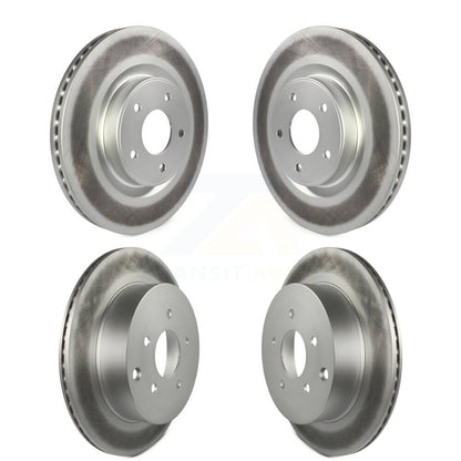 [Avant + Arrière] Kit de disque (revêtu) de frein pour Nissan INFINITI Pathfinder Murano QX60 Q50 JX35 Q60 KG-101172