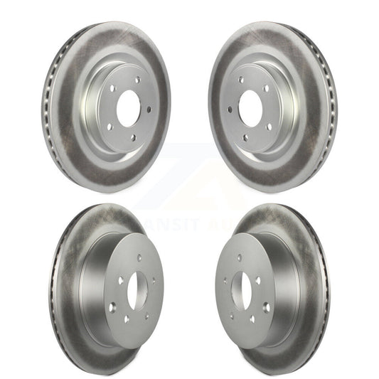 [Avant + Arrière] Kit de disque (revêtu) de frein pour Nissan INFINITI Pathfinder Murano QX60 Q50 JX35 Q60 KG-101172