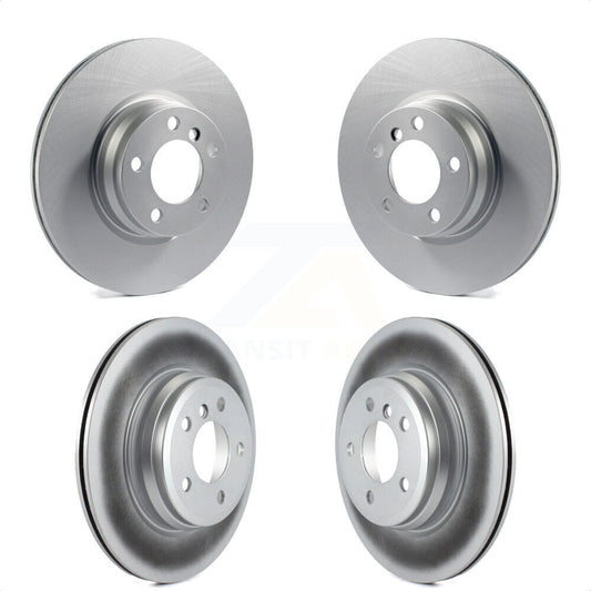 [Avant + Arrière] Kit de disque (revêtu) de frein pour BMW 328i xDrive 428i Gran Coupe sans Blue Painted Calipers KG-101177 par Genius