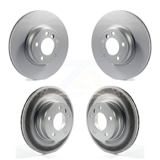 [Avant + Arrière] Kit de disque (revêtu) de frein pour BMW 328i 428i 228i xDrive sans Blue Painted Calipers KG-101179 par Genius