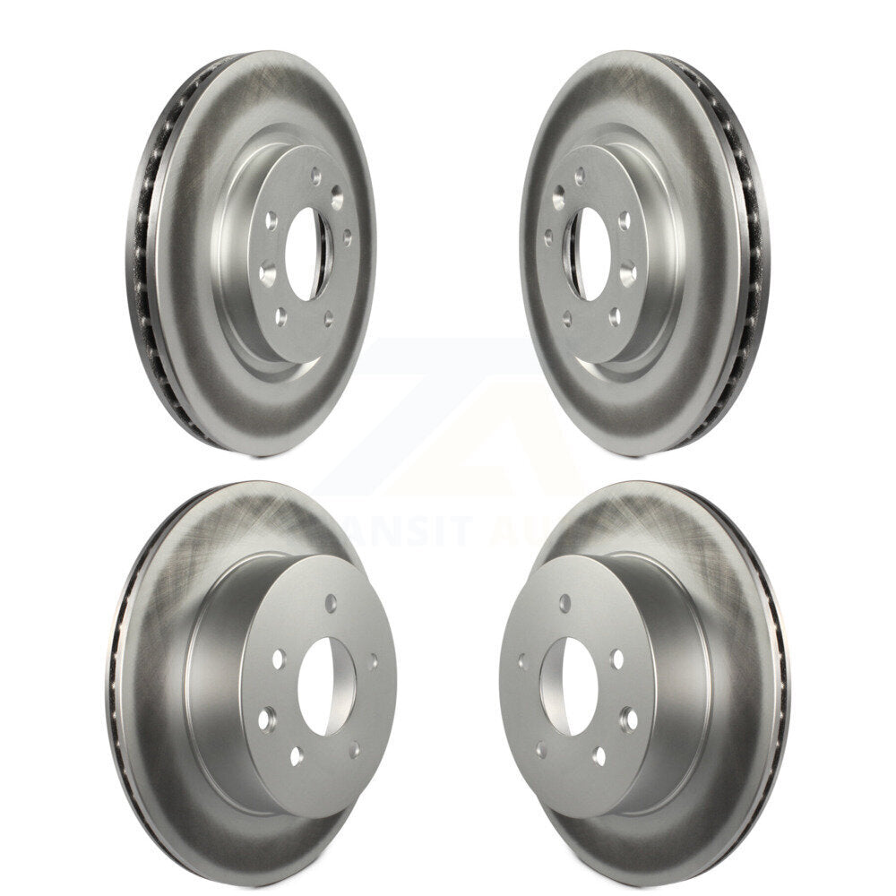 [Avant + Arrière] Kit de disque (revêtu) de frein pour Nissan Rogue Sport LEAF Qashqai KG-101187