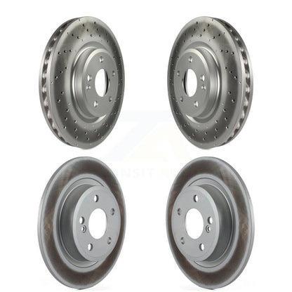 [Avant + Arrière] Kit de disque (revêtu) de frein pour Mercedes-Benz CLA250 B250 avec Sport Package KG-101189