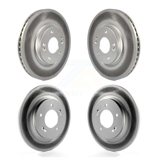 [Avant + Arrière] Kit de disque (revêtu) de frein pour Kia Optima Hyundai Sonata Elantra GT Forte KG-101196