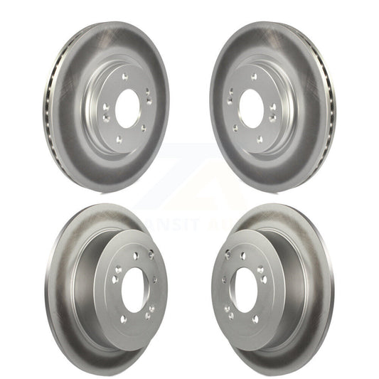 [Avant + Arrière] Kit de disque (revêtu) de frein pour Hyundai Tucson Kia Sportage KG-101197