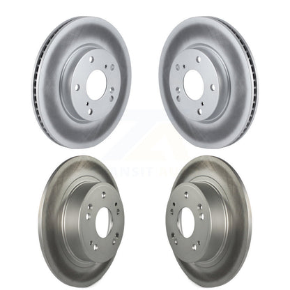 [Avant + Arrière] Kit de disque (revêtu) de frein pour 2017 Honda Accord LX-S KG-101198