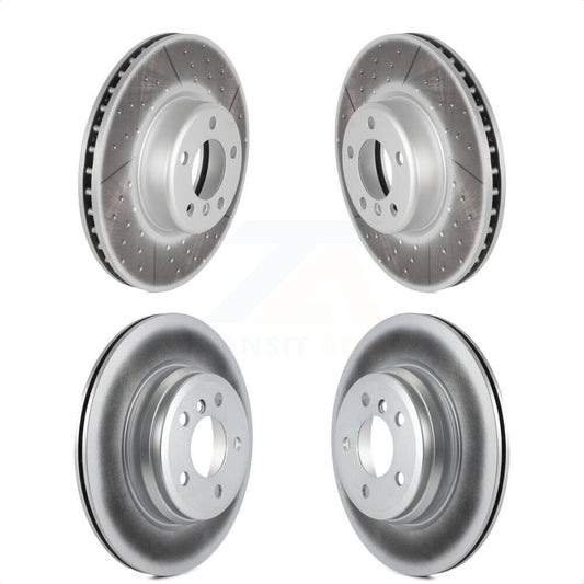 [Avant + Arrière] Kit de disque (revêtu) de frein pour BMW 435i 428i xDrive 335i 340i 430i Gran Coupe GT 440i ActiveHybrid 3 KG-101213 par Genius
