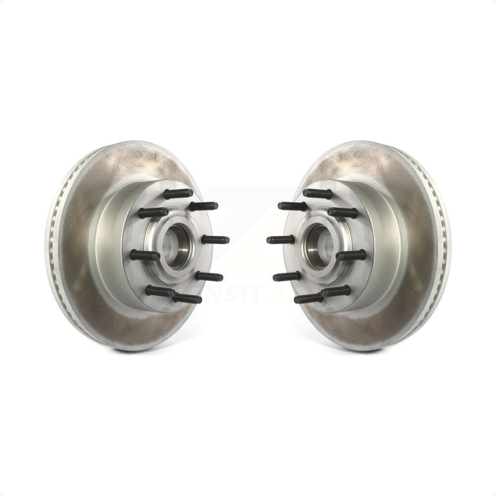 [Avant] Kit d'ensemble disque (revêtu) de frein à disque (revêtu) et moyeu pour Ford F-250 Super Duty F-350 KG-101223 par Genius