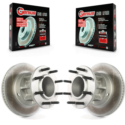 [Avant] Kit d'ensemble disque (revêtu) de frein à disque (revêtu) et moyeu pour Ford F-350 Super Duty F-250 F-450 F-550 KG-101224