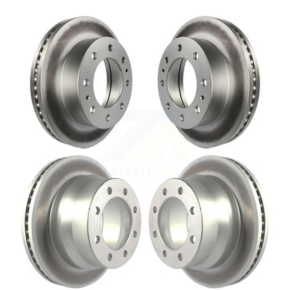 [Avant + Arrière] Kit de disque (revêtu) de frein pour Chevrolet Express 4500 GMC Savana KG-101225