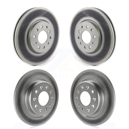 [Avant + Arrière] Kit de disque (revêtu) de frein pour Chevrolet Equinox GMC Terrain Buick Envision LaCrosse KG-101234