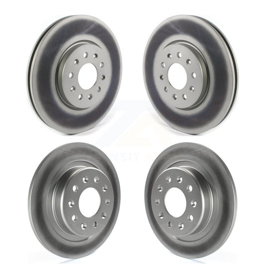 [Avant + Arrière] Kit de disque (revêtu) de frein pour Chevrolet Equinox GMC Terrain Buick Envision LaCrosse KG-101234