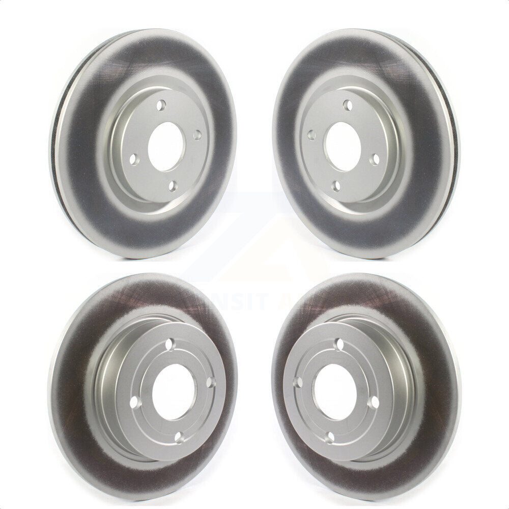 [Avant + Arrière] Kit de disque (revêtu) de frein pour 2018-2021 Ford EcoSport FWD KG-101242 par Genius