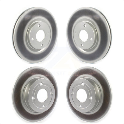 [Avant + Arrière] Kit de disque (revêtu) de frein pour 2018-2021 Ford EcoSport FWD KG-101242 par Genius