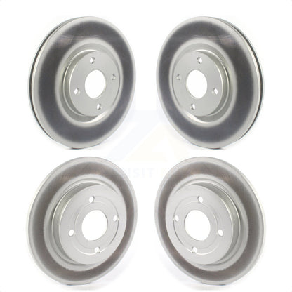 [Avant + Arrière] Kit de disque (revêtu) de frein pour 2018-2022 Ford EcoSport AWD KG-101243 par Genius