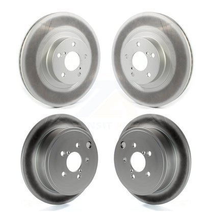 [Avant + Arrière] Kit de disque (revêtu) de frein pour Subaru Outback Impreza Forester Legacy KG-101253