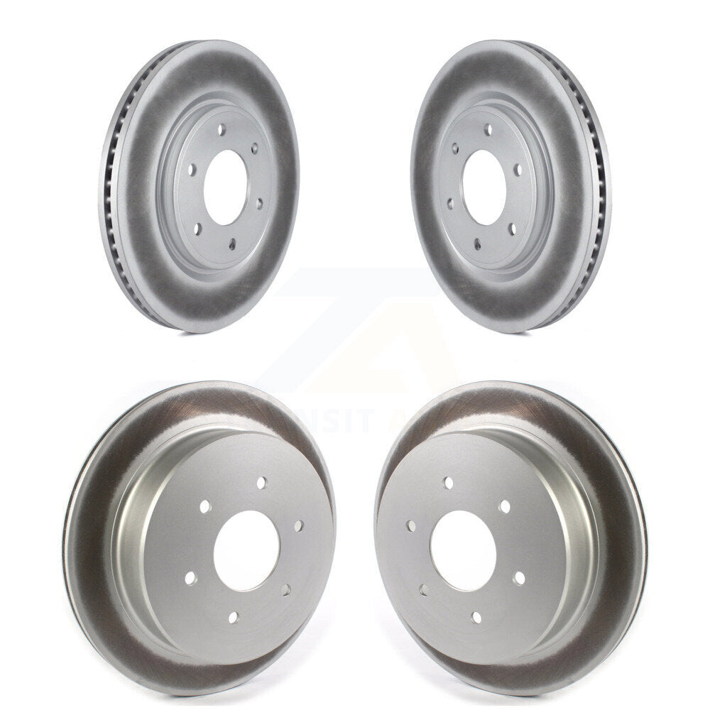 [Avant + Arrière] Kit de disque (revêtu) de frein pour 2017-2023 Nissan TITAN KG-101262