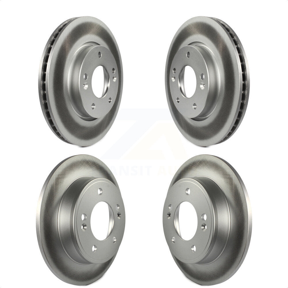 [Avant + Arrière] Kit de disque (revêtu) de frein pour 2014 Kia Forte5 EX KG-101265 par Genius