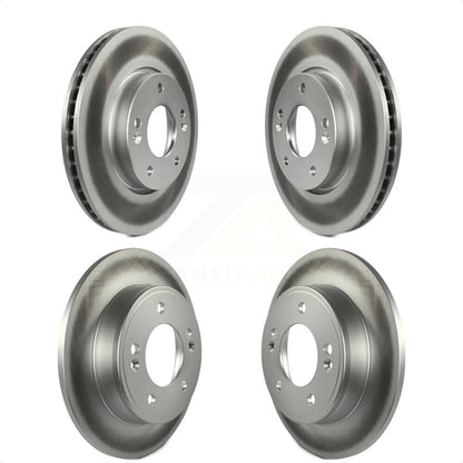 [Avant + Arrière] Kit de disque (revêtu) de frein pour 2014 Kia Forte5 EX KG-101265 par Genius