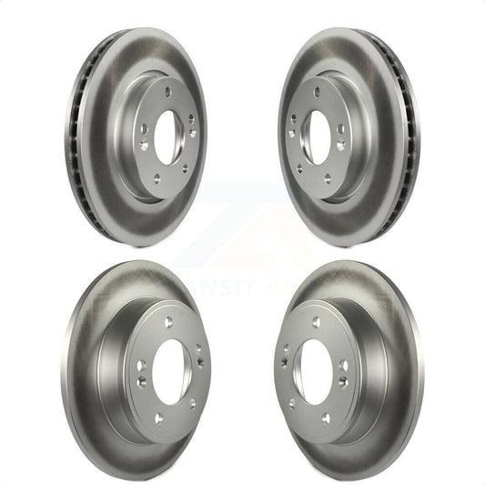[Avant + Arrière] Kit de disque (revêtu) de frein pour 2014 Kia Forte5 EX KG-101265 par Genius
