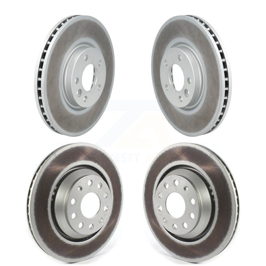 [Avant + Arrière] Kit de disque (revêtu) de frein pour Volkswagen CC Passat KG-101270