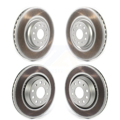 [Avant + Arrière] Kit de disque (revêtu) de frein pour Volkswagen GTI Audi Golf R S3 Q3 Arteon A3 Quattro KG-101277