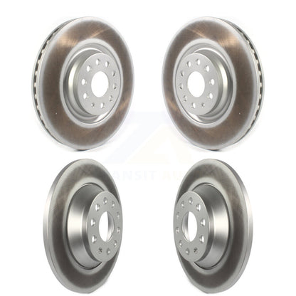 [Avant + Arrière] Kit de disque (revêtu) de frein pour Volkswagen Tiguan Jetta KG-101279