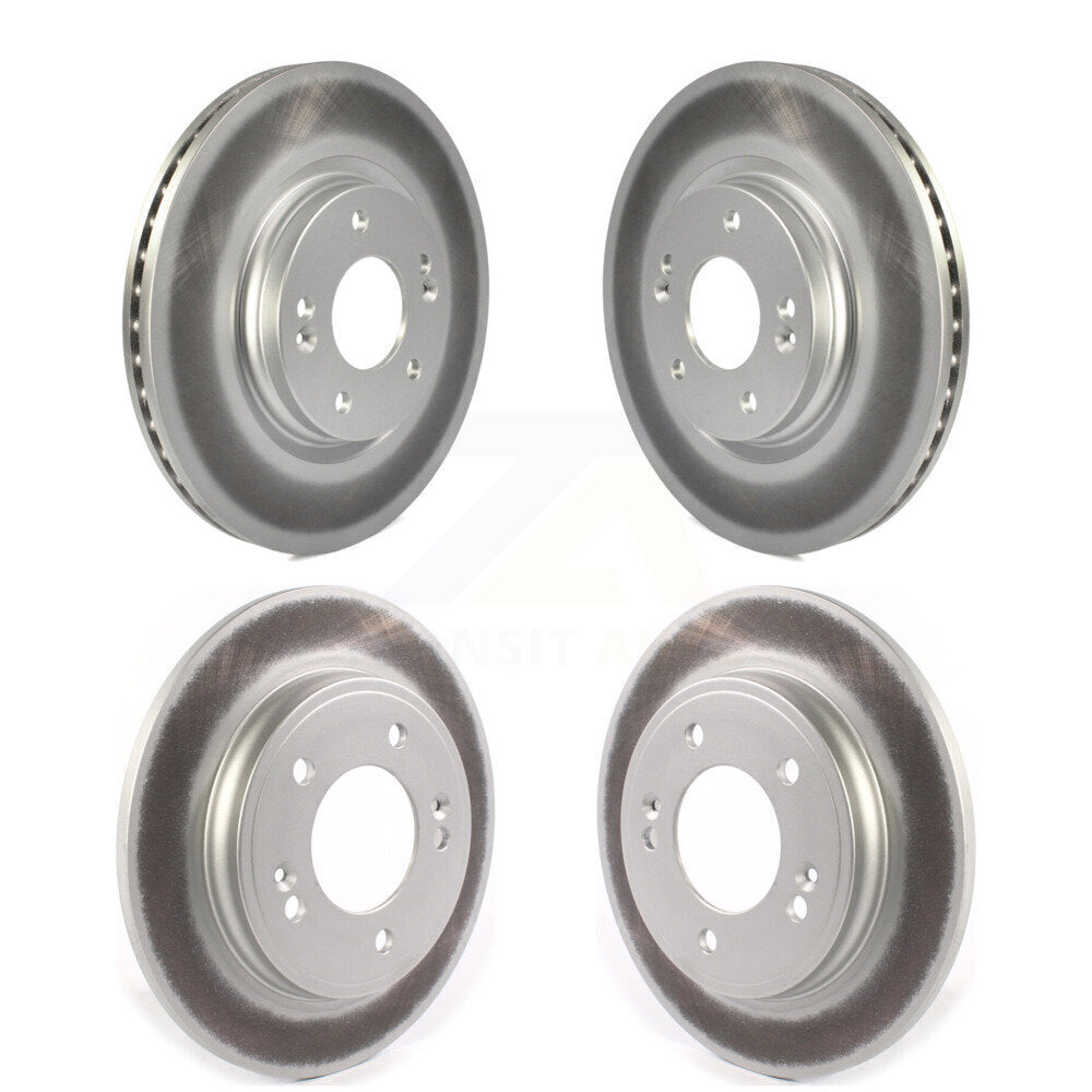 [Avant + Arrière] Kit de disque (revêtu) de frein pour Hyundai Elantra Kia Forte Veloster KG-101280