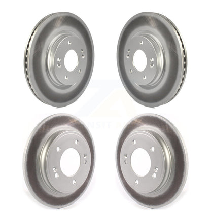 [Avant + Arrière] Kit de disque (revêtu) de frein pour Hyundai Elantra Kia Forte Veloster KG-101280
