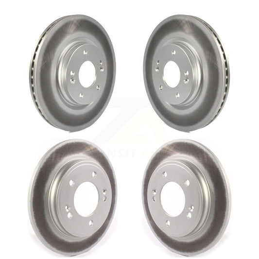 [Avant + Arrière] Kit de disque (revêtu) de frein pour Hyundai Elantra Kia Forte Veloster KG-101280