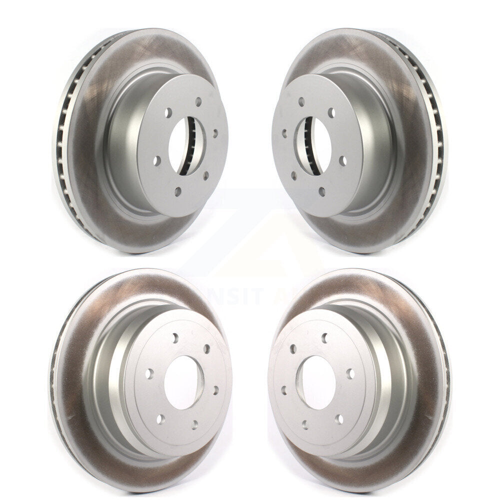 [Avant + Arrière] Kit de disque (revêtu) de frein pour 2016-2023 Nissan TITAN XD KG-101281