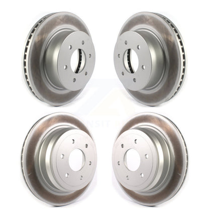 [Avant + Arrière] Kit de disque (revêtu) de frein pour 2016-2023 Nissan TITAN XD KG-101281