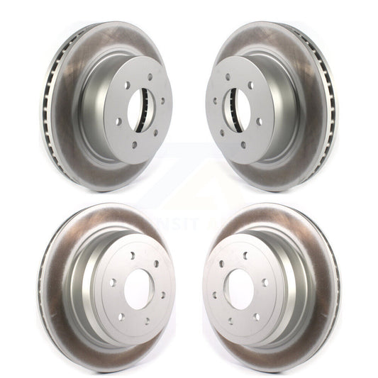 [Avant + Arrière] Kit de disque (revêtu) de frein pour 2016-2023 Nissan TITAN XD KG-101281