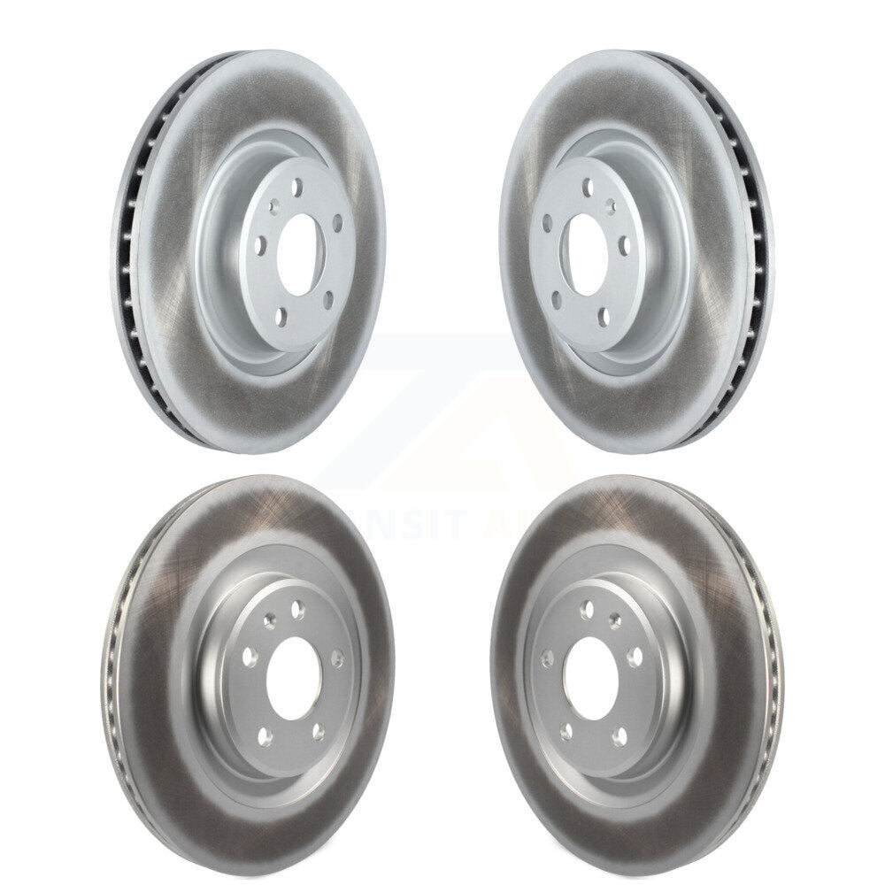 [Avant + Arrière] Kit de disque (revêtu) de frein pour Audi Q5 A5 Quattro A4 A6 Sportback allroad KG-101290