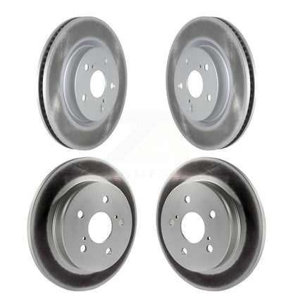 [Avant + Arrière] Kit de disque (revêtu) de frein pour Toyota Camry RAV4 Lexus ES350 Avalon ES300h UX250h UX200 C-HR Venza ES250 Corolla Cross KG-101297